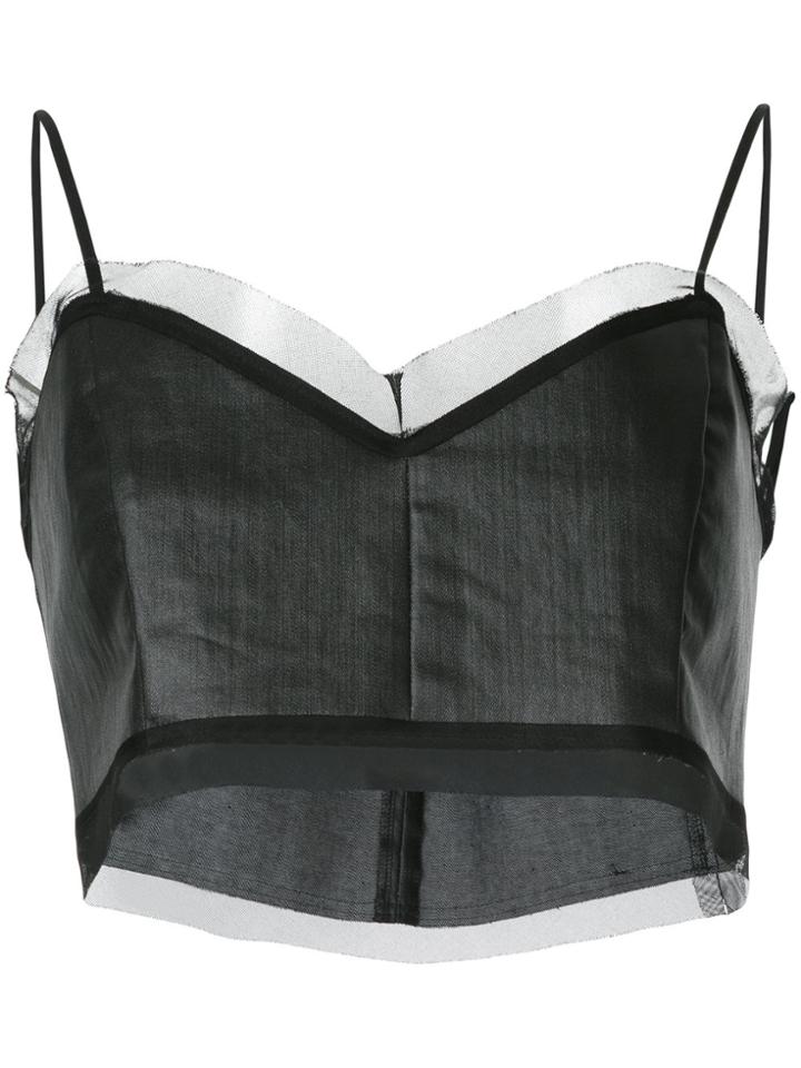 Zambesi Strappy Cami Top - Black