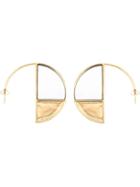 Aurelie Bidermann 'bianca' Reversible Mirror Hoop Earrings