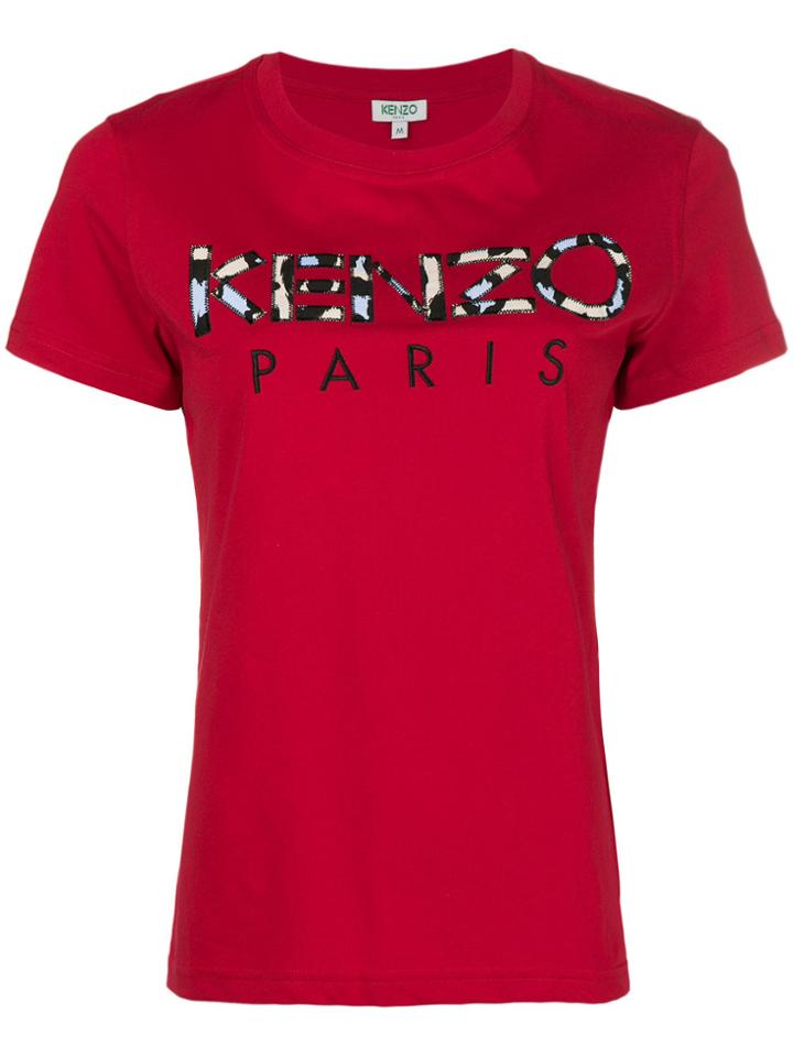 Kenzo Logo Print T-shirt - Red
