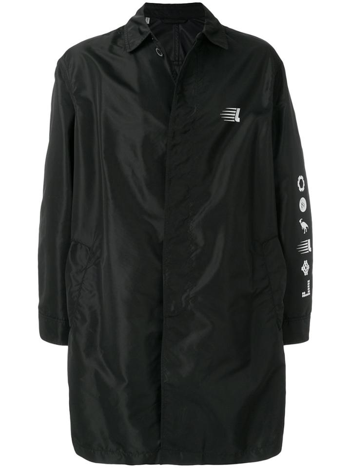 Lanvin Mountain Raincoat - Black