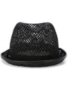 Dsquared2 Trilby Hat, Men's, Size: S, Black, Straw/viscose/cotton