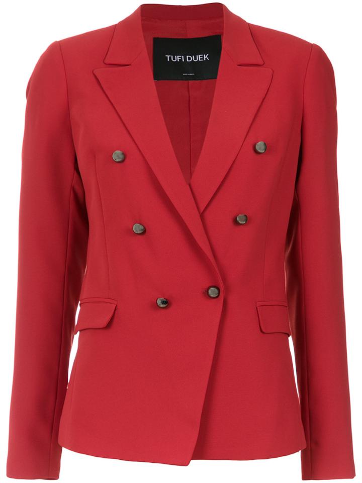 Tufi Duek Double Breasted Blazer - Red