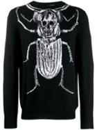 Alexander Mcqueen Skull Beetle Jumper - Black