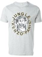 Kenzo Jungle Kenzo T-shirt, Men's, Size: Xs, Grey, Cotton