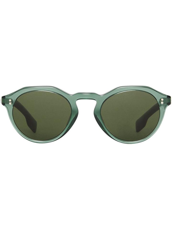 Burberry Eyewear Keyhole Round Frame Sunglasses - Green