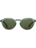 Burberry Eyewear Keyhole Round Frame Sunglasses - Green