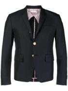 Thom Browne Rwb Selvedge High-armhole Sport Coat - Blue