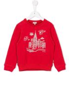Paul Smith Junior City Landscape Print Sweatshirt, Toddler Boy's, Size: 5 Yrs, Red