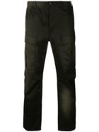 Balenciaga Faded Cargo Trousers - Black