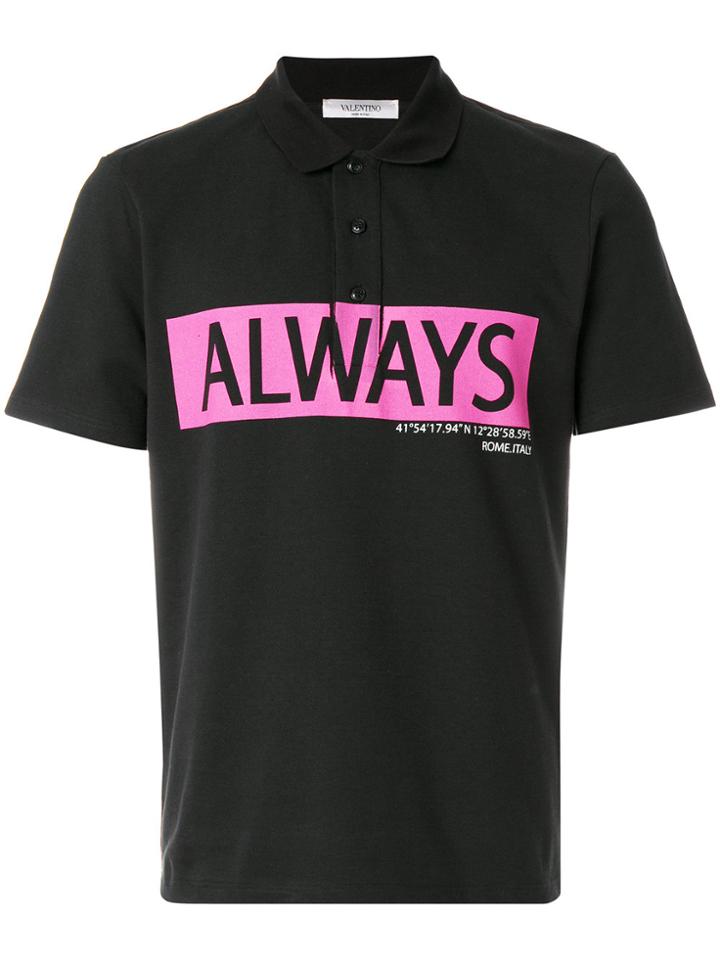 Valentino Always Polo Shirt - Black