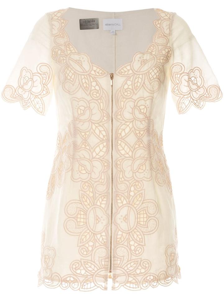 Alice Mccall Love Take Over Mini Dress - Neutrals