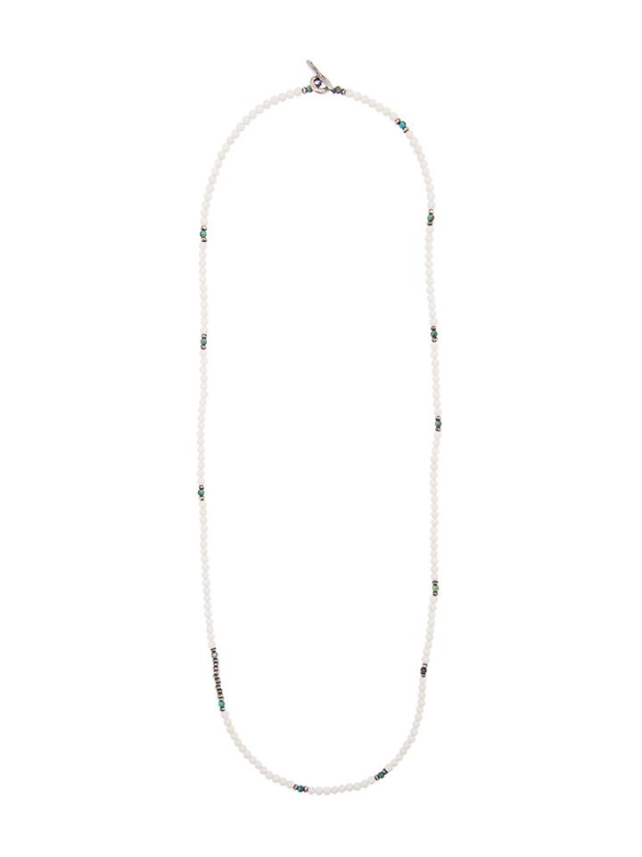 M. Cohen Beaded Necklace - White