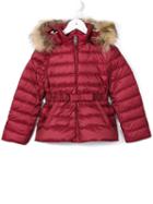 Burberry Kids Fur Hooded Jacket, Girl's, Size: 10 Yrs, Pink/purple