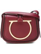 Salvatore Ferragamo 'sabine' Crossbody Bag, Women's, Red, Calf Leather