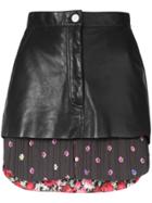Natasha Zinko Quilted Mini Skirt - Black