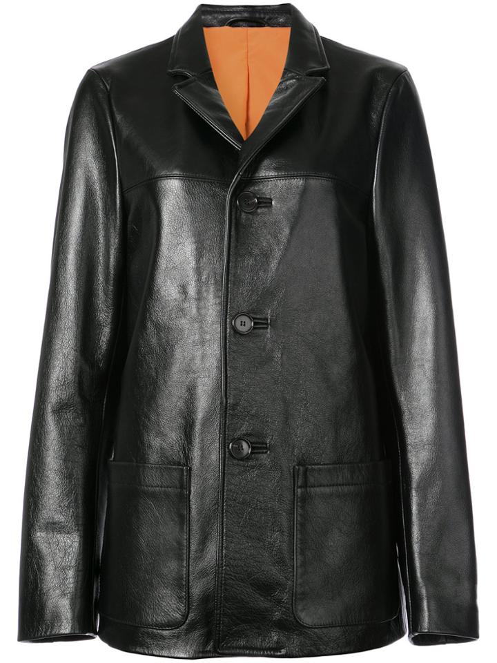 Heron Preston Single-breasted Jacket - Black