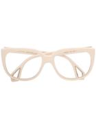 Gucci Eyewear Double-framed Glasses - Neutrals