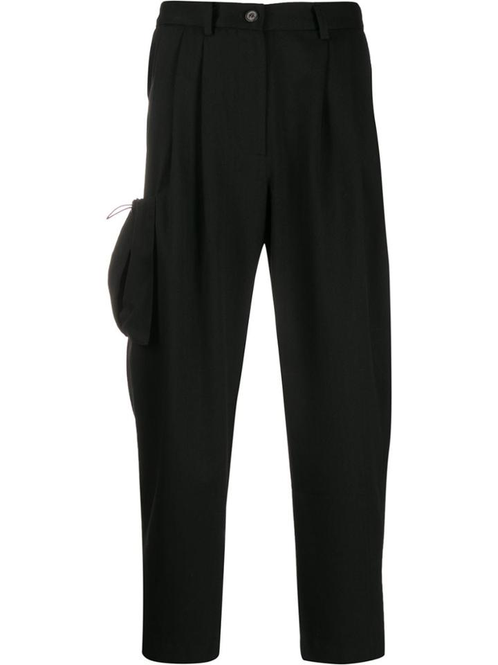 Ader Error Side-pocket Tapered Trousers - Black
