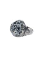 Lyly Erlandsson Silver And Clear Resin Salvage Ring - Metallic