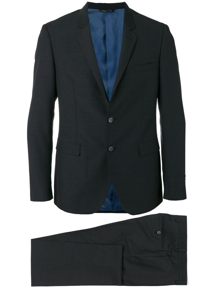 Tonello Formal Suit, Men's, Size: 50, Black, Virgin Wool/cupro