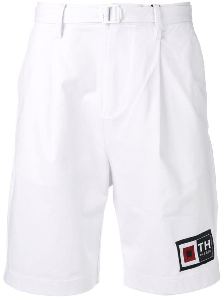 Tommy Hilfiger Pleated Twill Shorts - White
