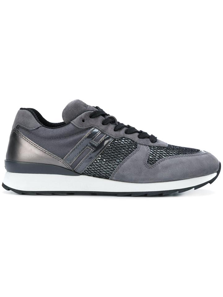 Hogan Textured Sneakers - Grey