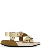 Flamingo's Candy Sandals - Gold