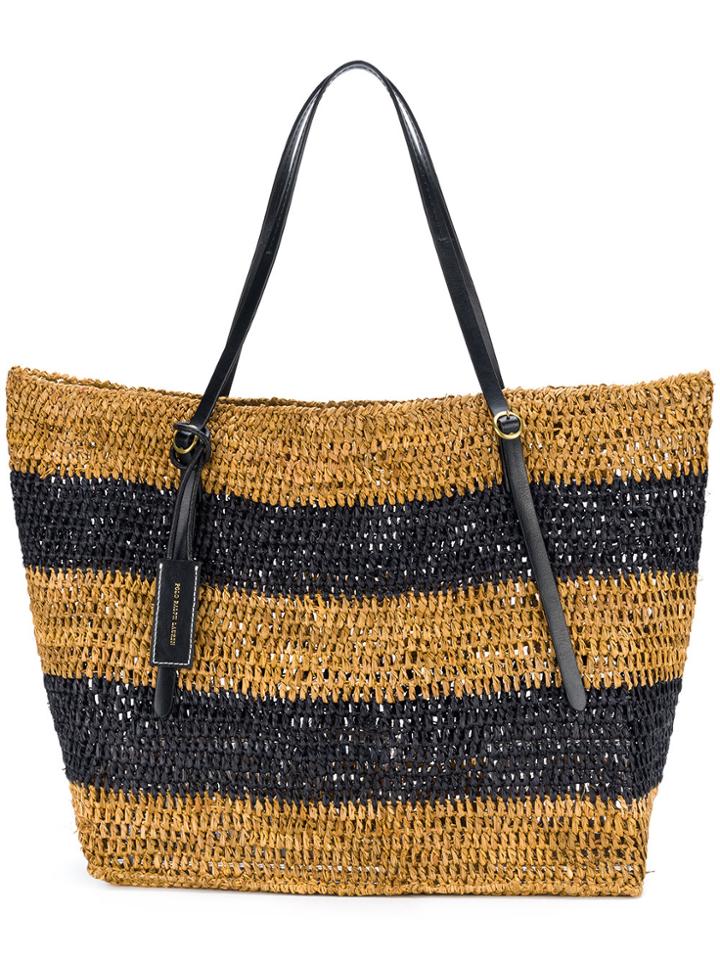 Polo Ralph Lauren Striped Tote Bag - Brown
