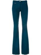 Plein Sud Palazzo Pants, Women's, Size: 40, Blue, Leather