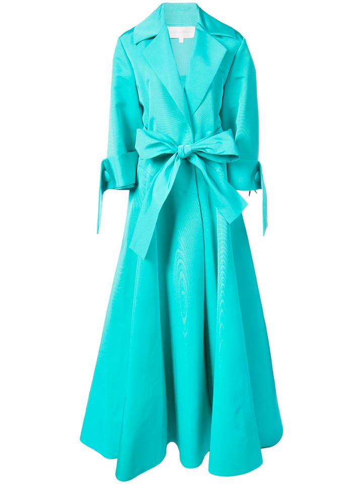 Christian Siriano Long Blazer Gown - Blue
