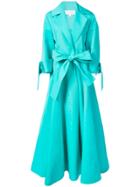 Christian Siriano Long Blazer Gown - Blue
