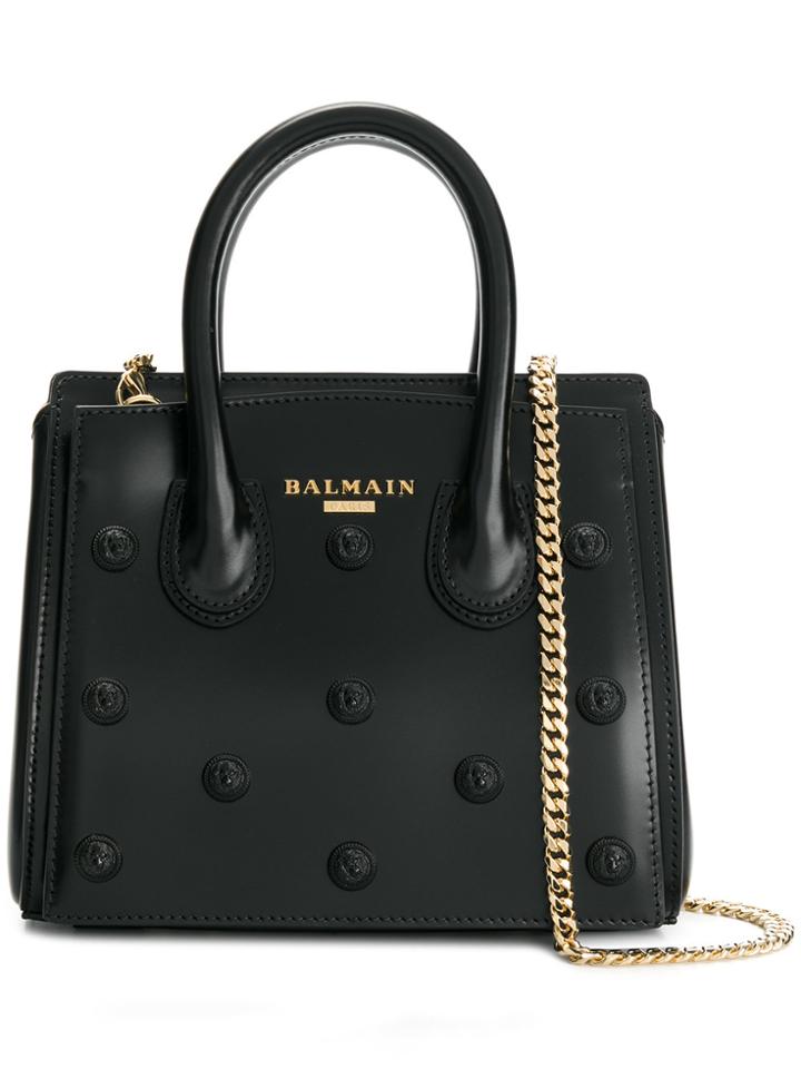 Balmain Studded Mini Bag - Black