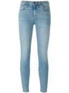 Current/elliott The Highwaist Stiletto Jeans, Women's, Size: 28, Blue, Cotton/polyester/spandex/elastane