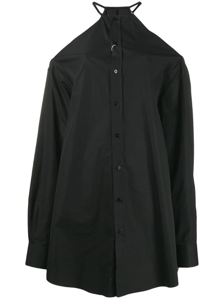 Maison Margiela Cold Shoulder Shirt - Black