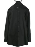 Maison Margiela Cold Shoulder Shirt - Black