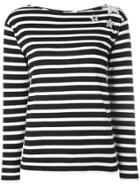 Saint Laurent Star Detail Sweater - Black