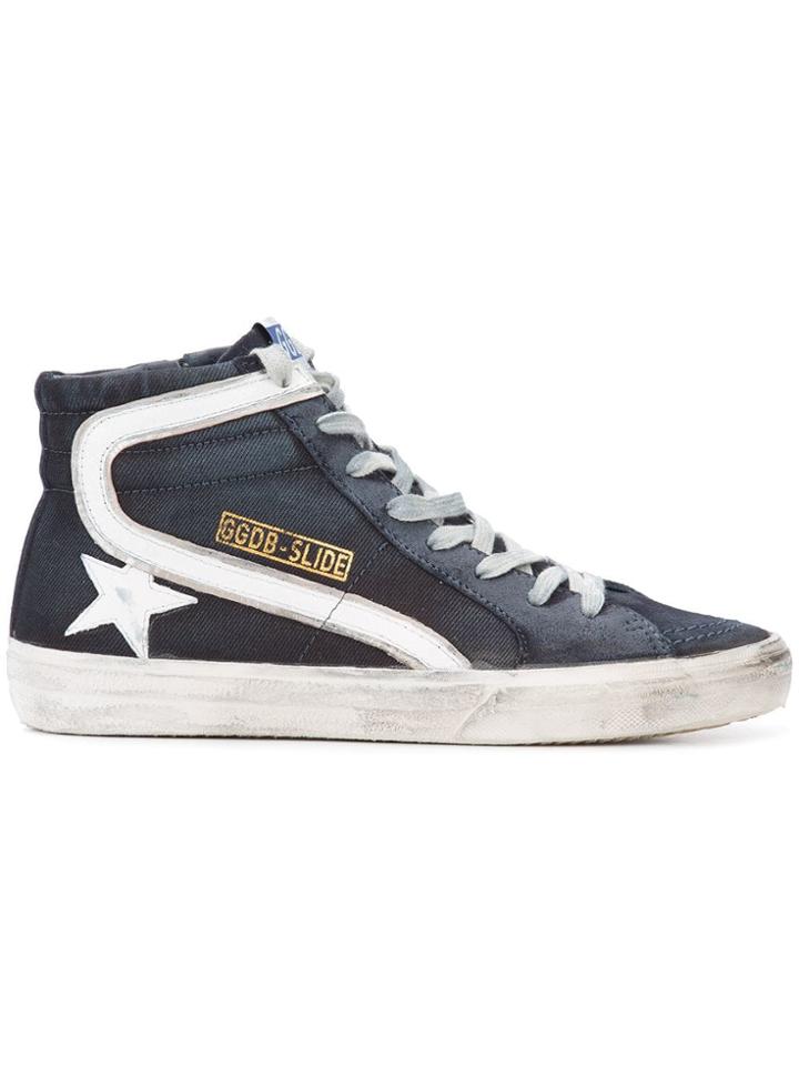 Golden Goose Deluxe Brand Hi-top Sneakers - Blue
