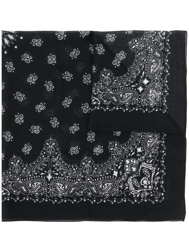 Saint Laurent Lavallière Scarf - Black