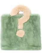 Tu Es Mon Trésor Question Mark Tote - Green