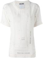 Moschino Cutting Pattern Print T-shirt
