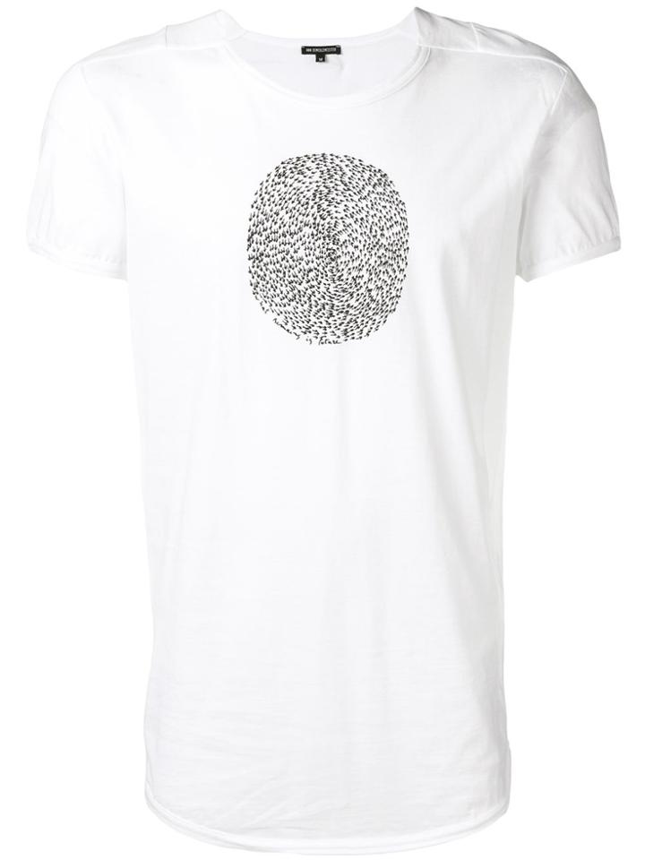 Ann Demeulemeester Thumb Print T-shirt - White