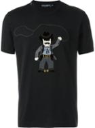 Dolce & Gabbana Cowboy Patch T-shirt, Men's, Size: 48, Black, Cotton