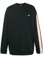 Stripe Detail Sweatshirt - Men - Cotton - S, Black, Cotton, Raf Simons