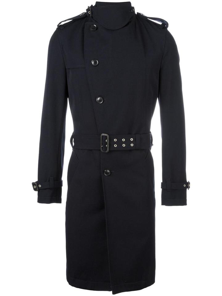Kolor Single Breasted Coat - Blue