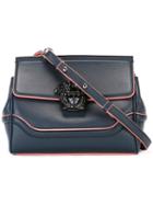 Versace 'palazzo Empire' Shoulder Bag, Women's, Blue, Calf Leather