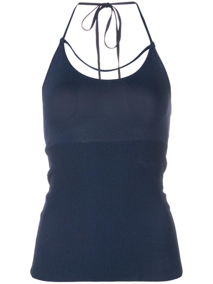 Jacquemus Halterneck Tank Top - Blue