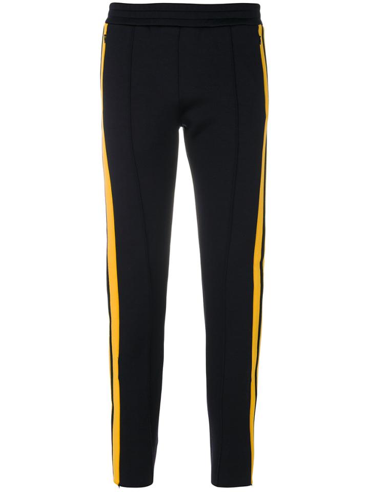 Joseph Stripe Regular Fit Joggers - Black