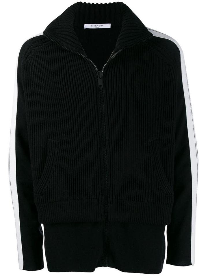 Givenchy Ribbed Fleece Jacket - Black