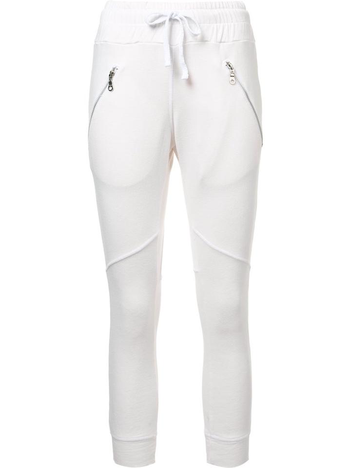 Baja East Skinny Joggers, Women's, Size: 0, White, Cotton