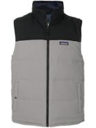 Patagonia Padded Logo Patch Gilet - Grey
